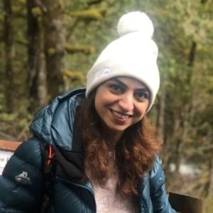 A headshot of Sara Rostamizadeh